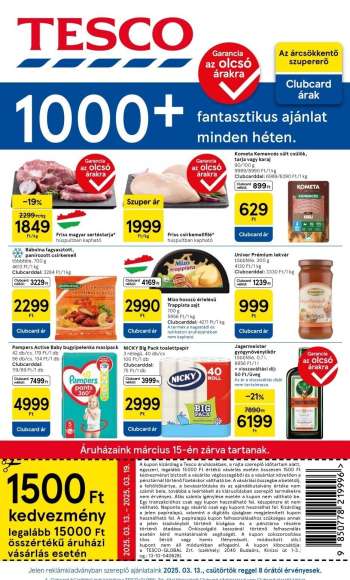 Újság TESCO - 2025.03.13 - 2025.03.19.