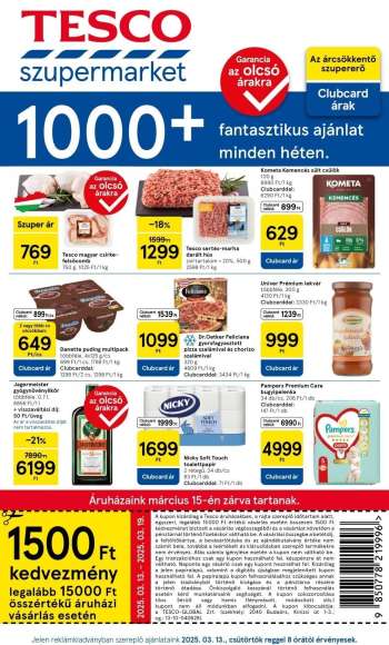 Újság TESCO - 2025.03.13 - 2025.03.19.