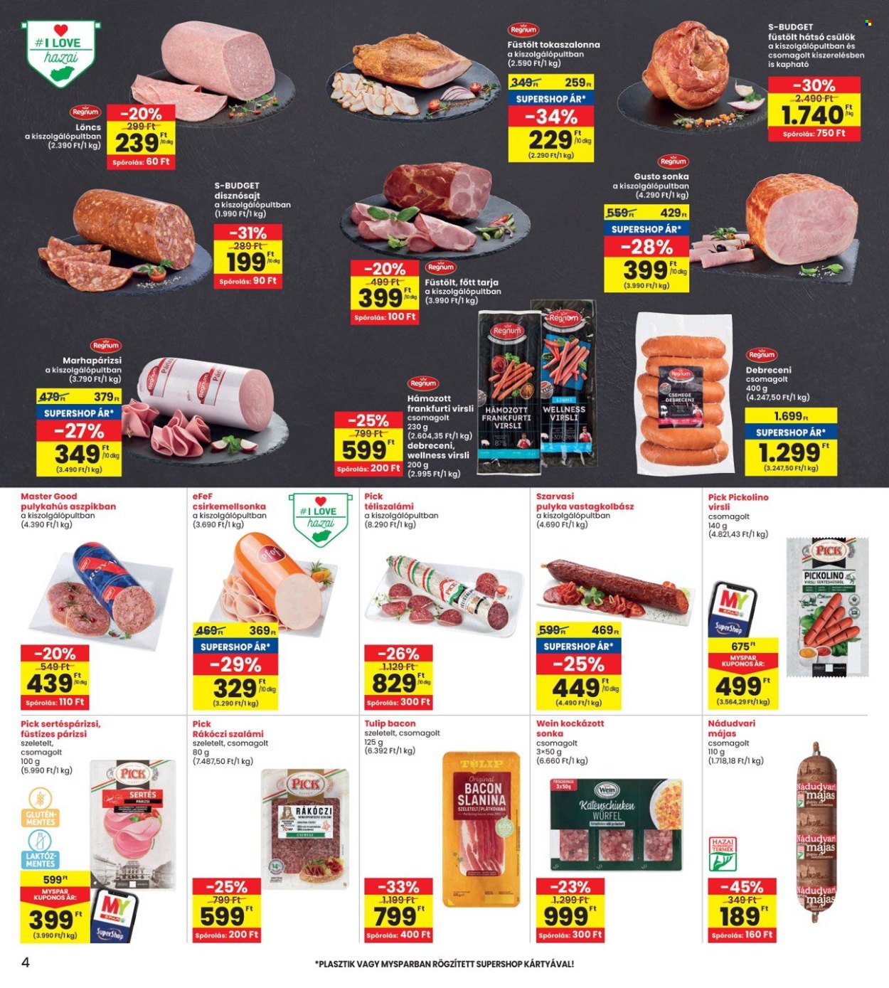 INTERSPAR akciós újságok - 2025.03.13 - 2025.03.19. Oldal 4