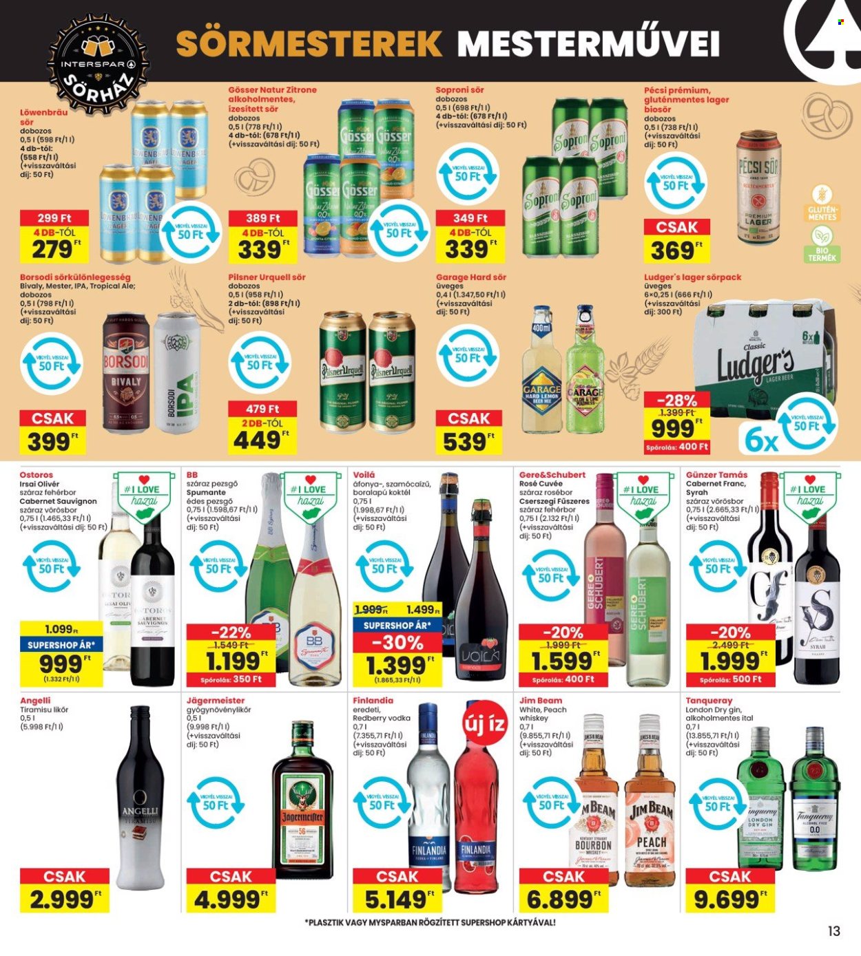 INTERSPAR akciós újságok - 2025.03.13 - 2025.03.19. Oldal 13