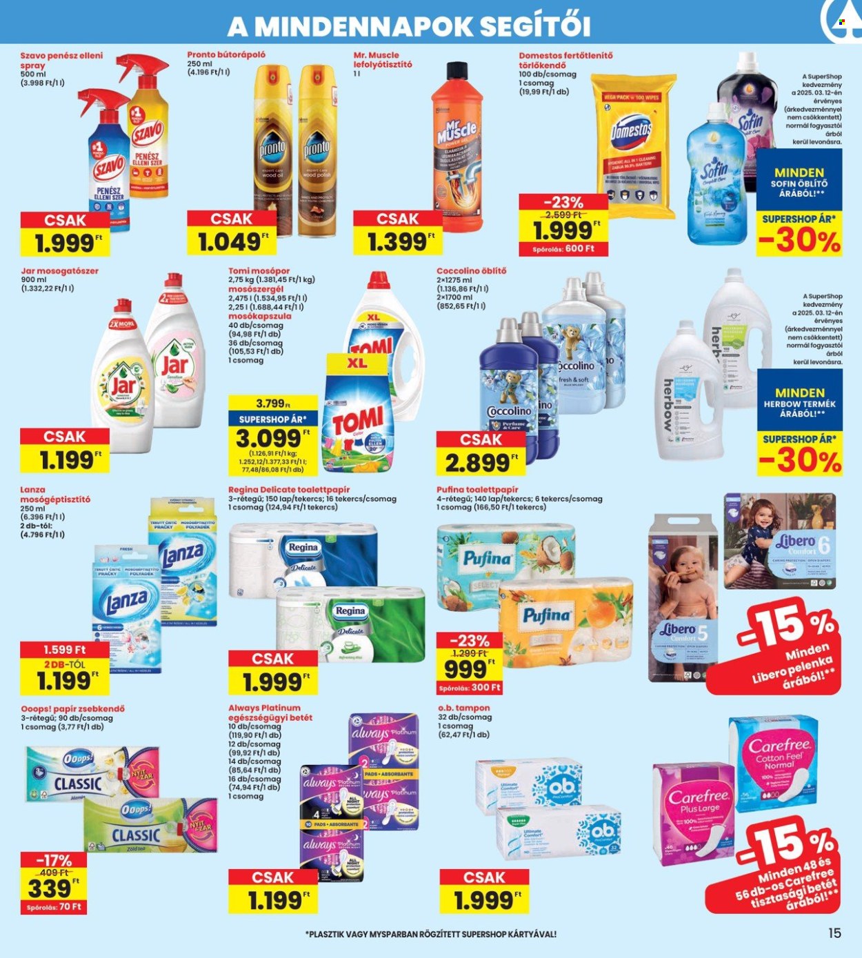 INTERSPAR akciós újságok - 2025.03.13 - 2025.03.19. Oldal 15