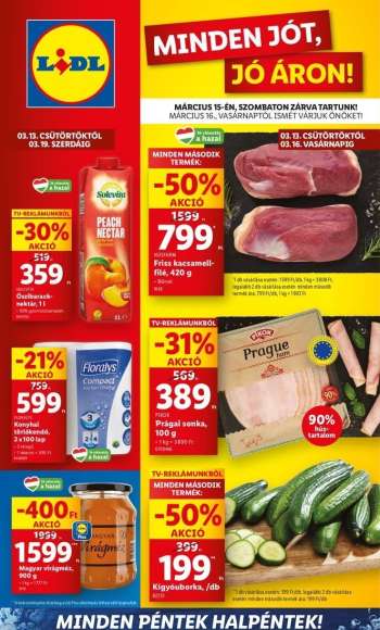 Újság Lidl - 2025.03.13 - 2025.03.19.