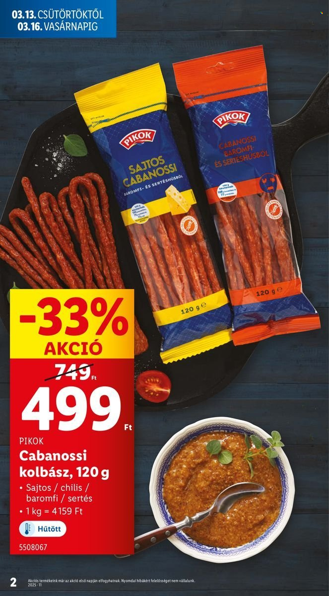 Lidl akciós újságok - 2025.03.13 - 2025.03.19. Oldal 2