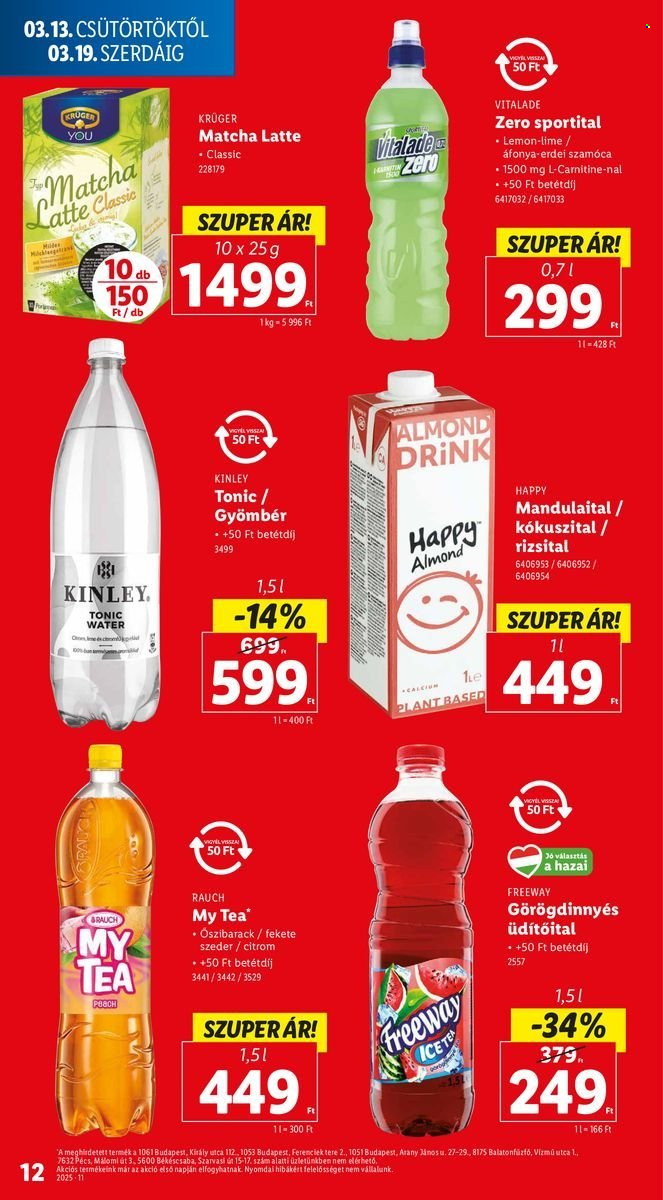 Lidl akciós újságok - 2025.03.13 - 2025.03.19. Oldal 12