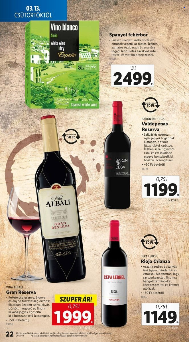 Lidl akciós újságok - 2025.03.13 - 2025.03.19. Oldal 22
