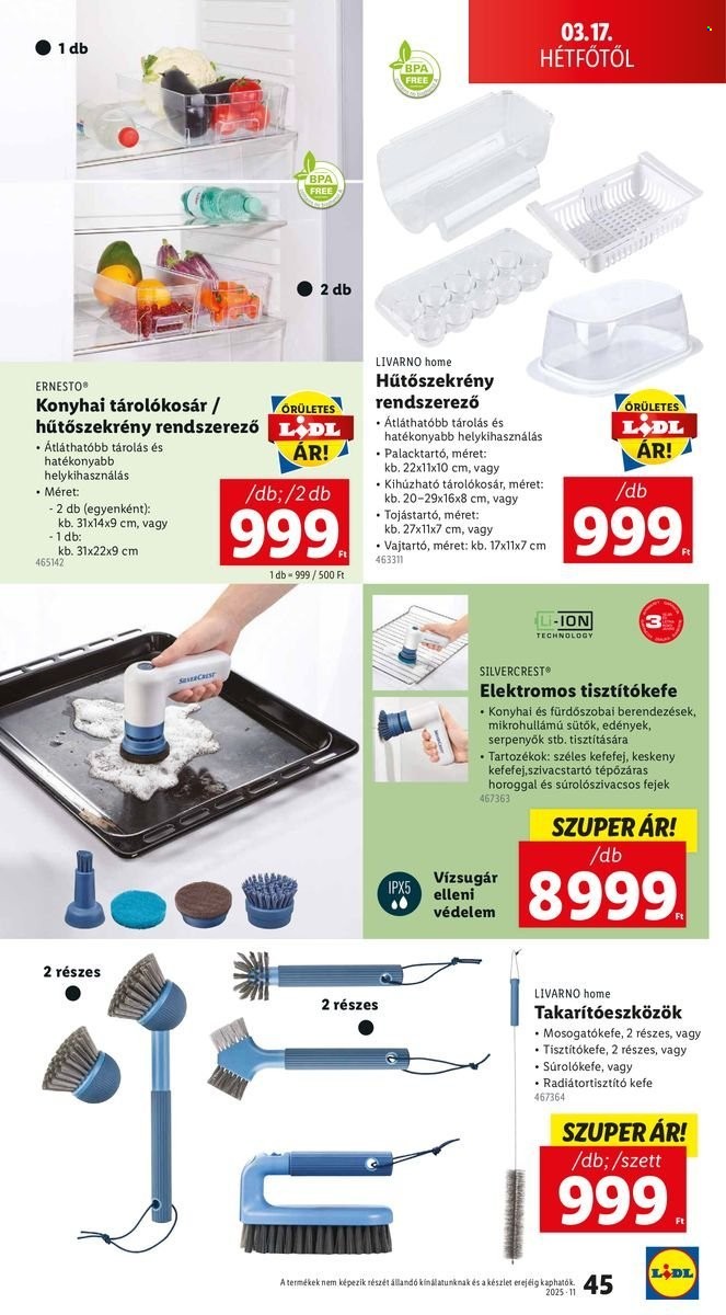Lidl akciós újságok - 2025.03.13 - 2025.03.19. Oldal 45