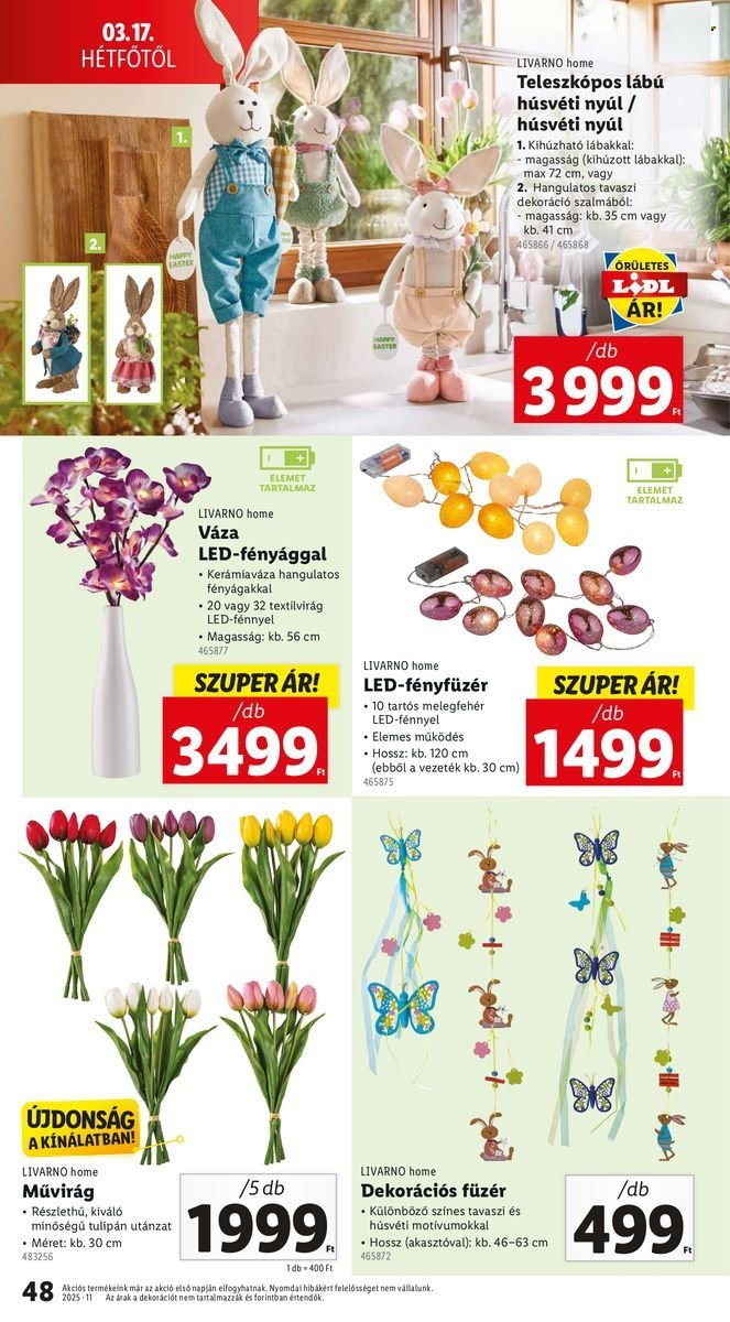 Lidl akciós újságok - 2025.03.13 - 2025.03.19. Oldal 48