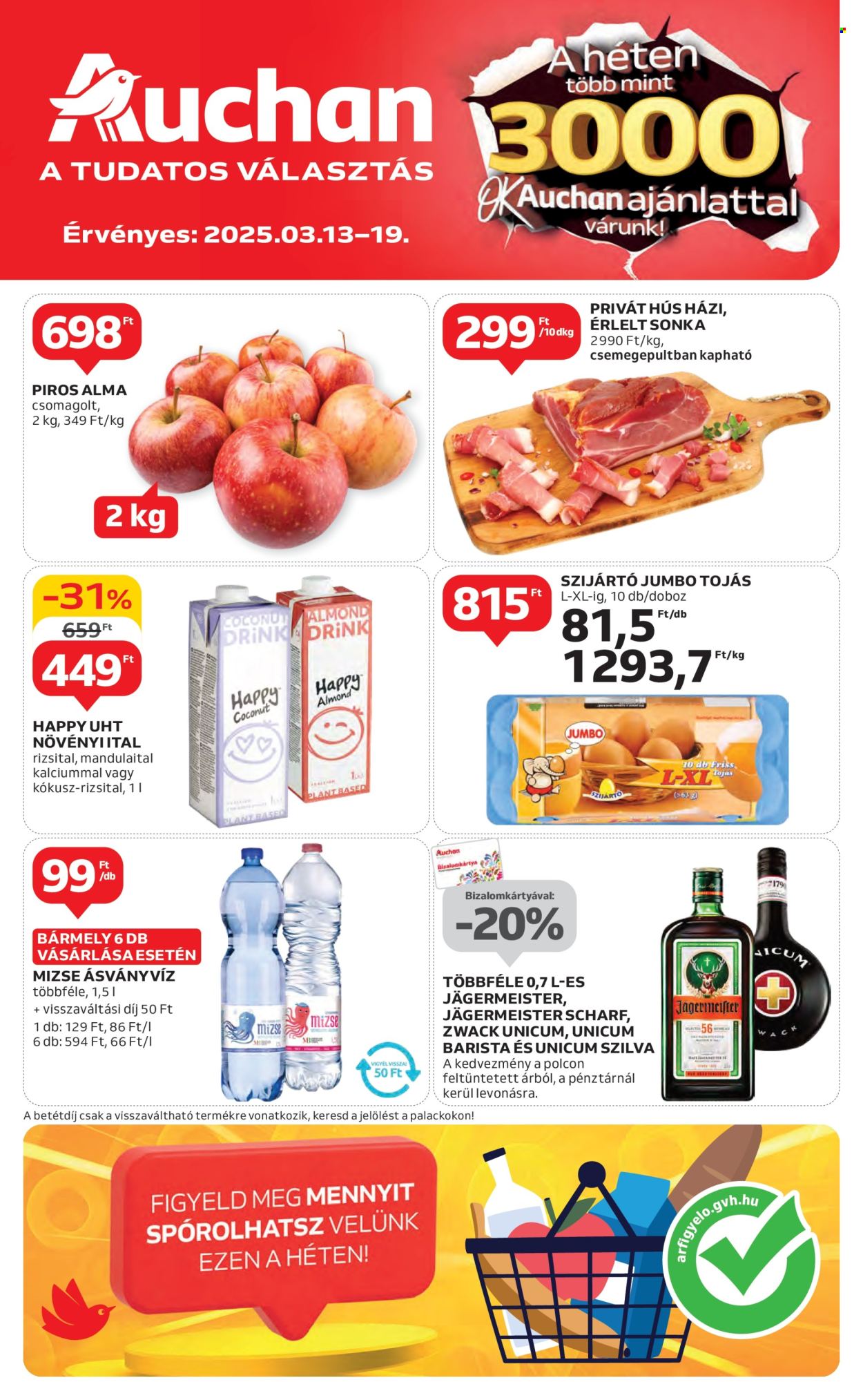 Auchan akciós újságok - 2025.03.13 - 2025.03.19. Oldal 1