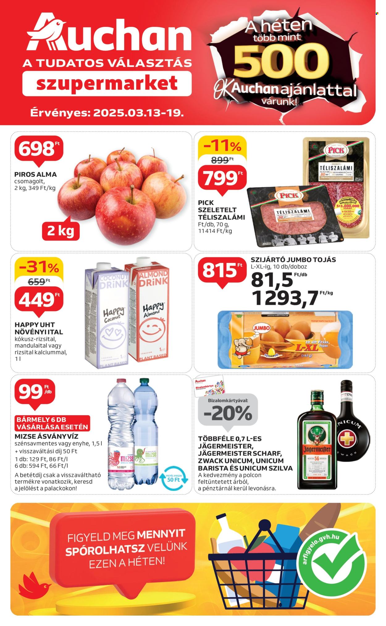 Auchan akciós újságok - 2025.03.13 - 2025.03.19. Oldal 1