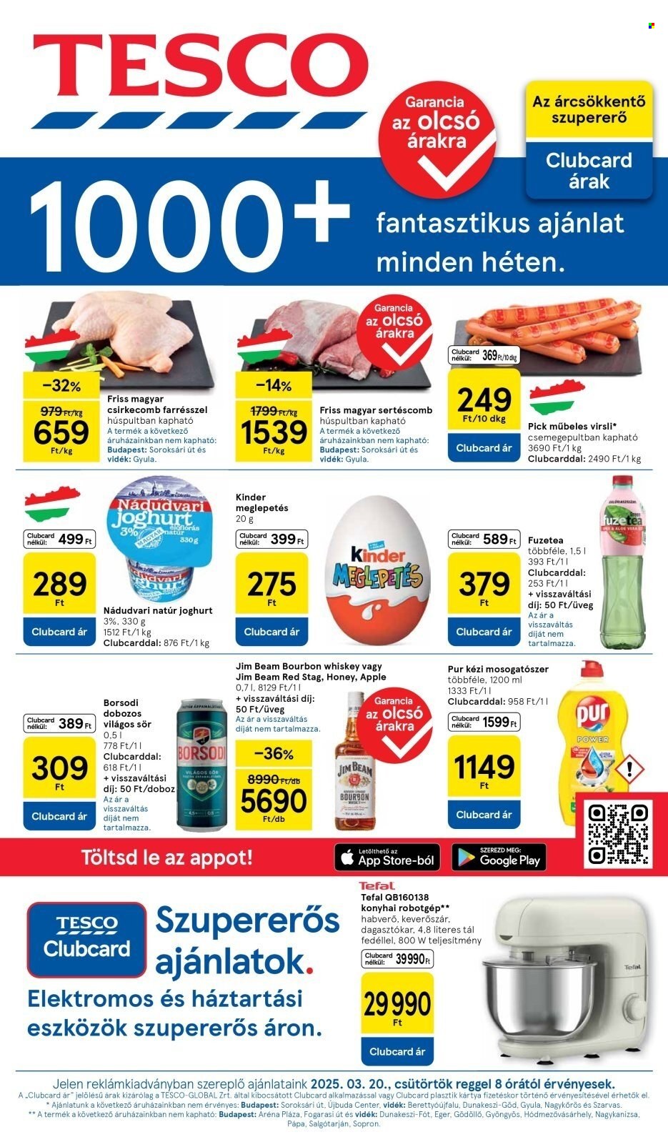 TESCO akciós újságok - 2025.03.20 - 2025.03.26. Oldal 1