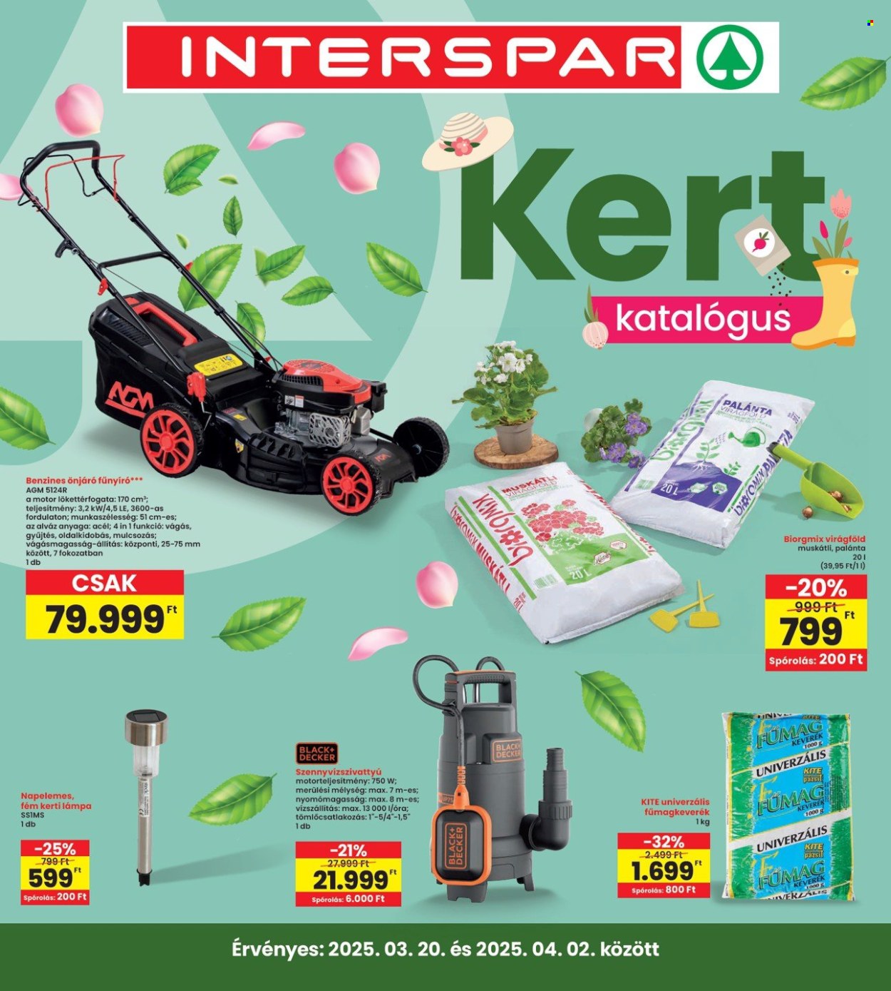 INTERSPAR akciós újságok - 2025.03.20 - 2025.04.02. Oldal 1