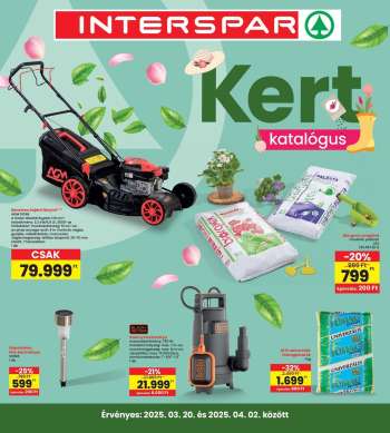 Újság INTERSPAR - 2025.03.20 - 2025.04.02.