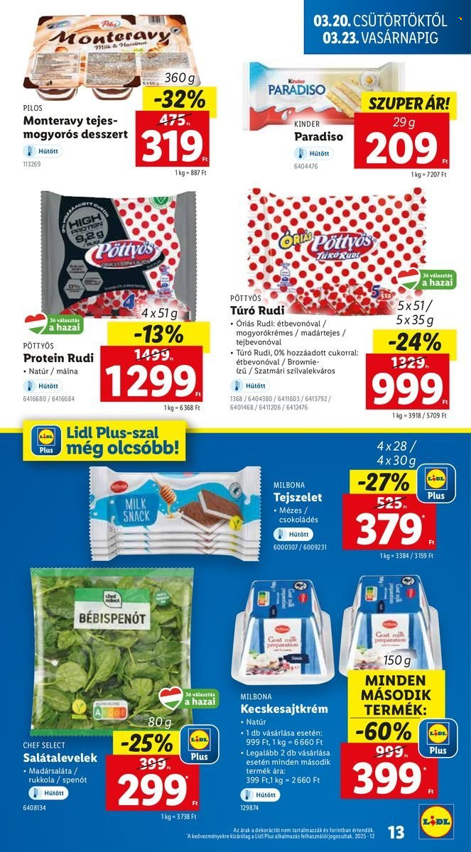 Lidl akciós újságok - 2025.03.20 - 2025.03.26. Oldal 13