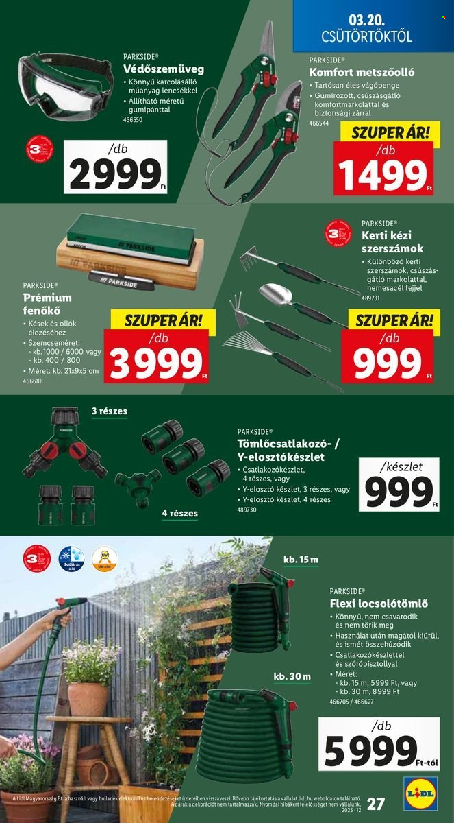 Lidl akciós újságok - 2025.03.20 - 2025.03.26. Oldal 27