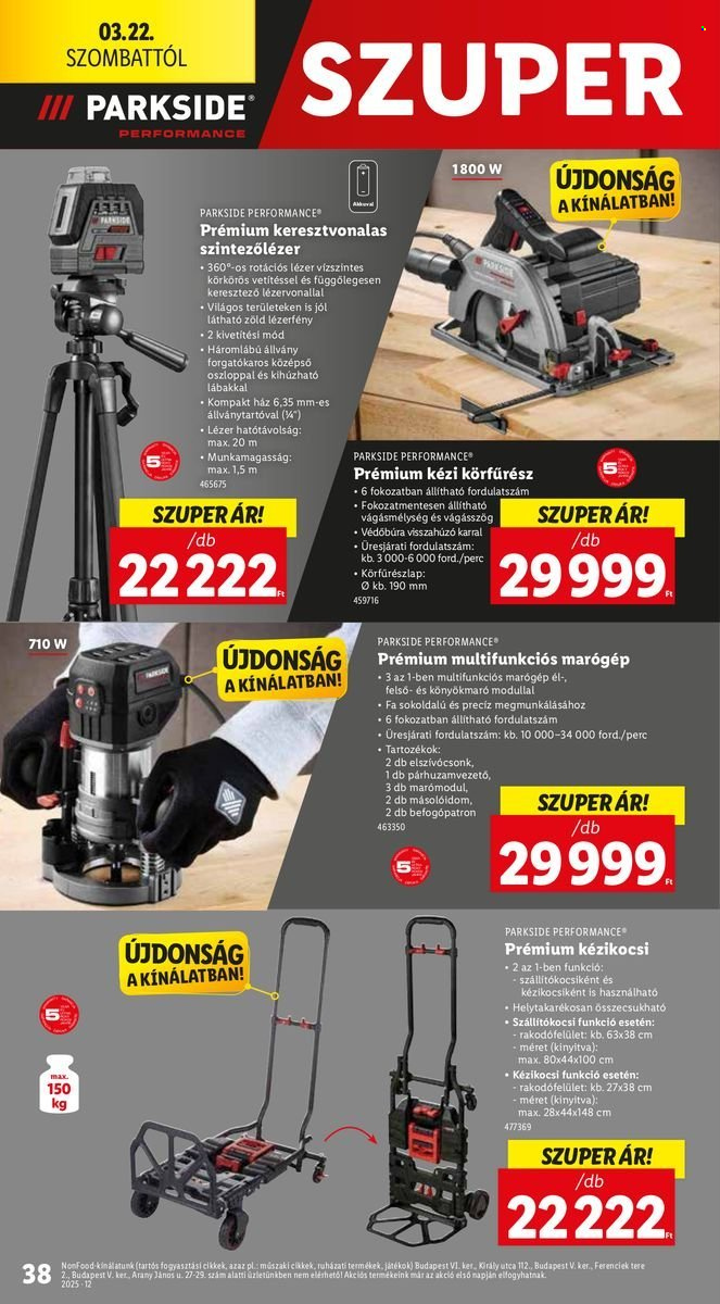 Lidl akciós újságok - 2025.03.20 - 2025.03.26. Oldal 38
