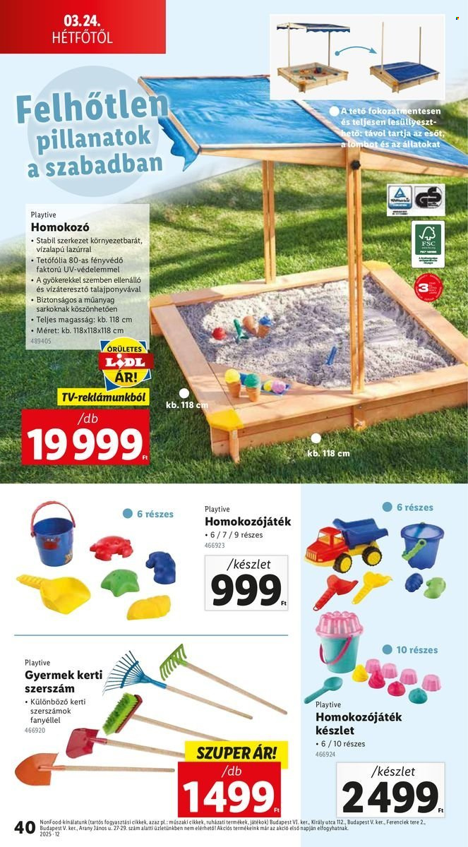 Lidl akciós újságok - 2025.03.20 - 2025.03.26. Oldal 40