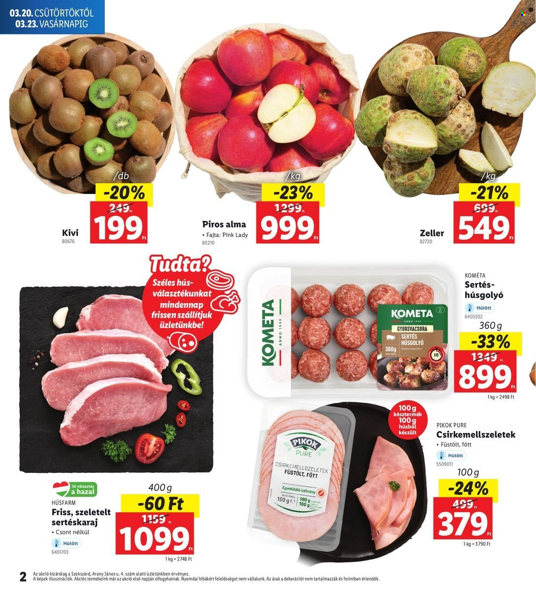 Lidl akciós újságok - 2025.03.20 - 2025.03.23. Oldal 2