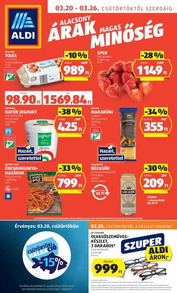 Újság Aldi - 2025.03.20 - 2025.03.26.