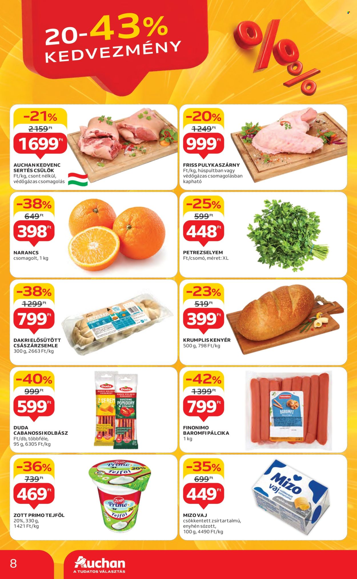 Auchan akciós újságok - 2025.03.20 - 2025.03.26. Oldal 8