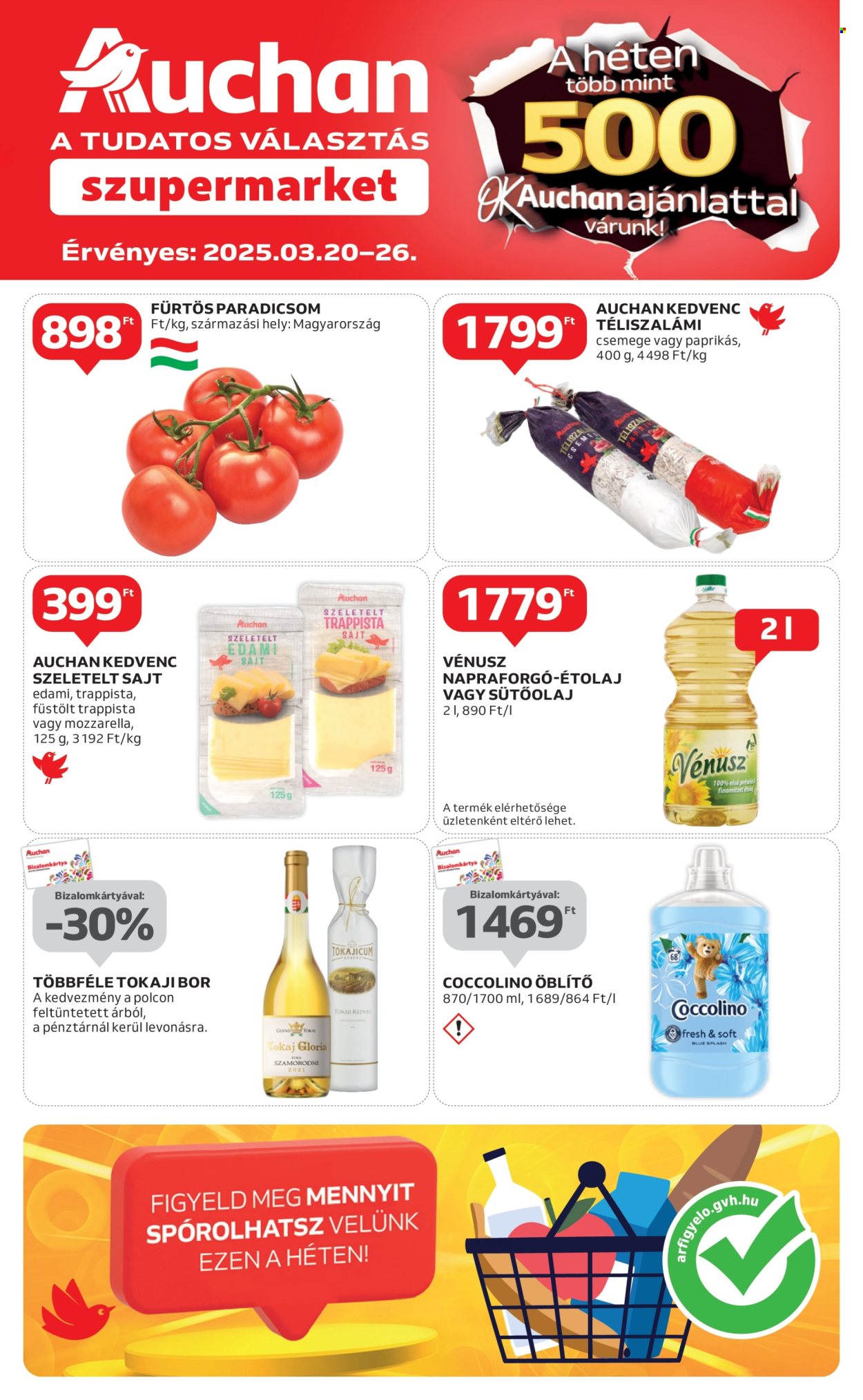 Auchan akciós újságok - 2025.03.20 - 2025.03.26. Oldal 1