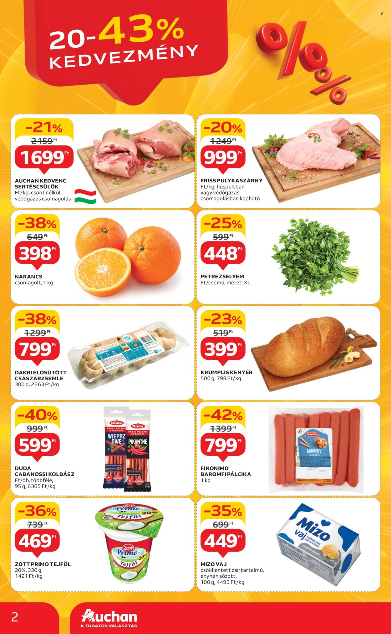 Auchan akciós újságok - 2025.03.20 - 2025.03.26. Oldal 2