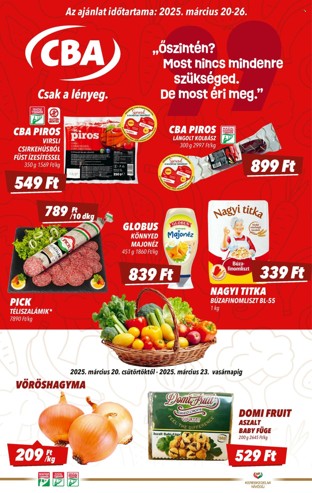CBA akciós újságok - 2025.03.20 - 2025.03.26. Oldal 1