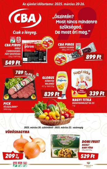 Újság CBA - 2025.03.20 - 2025.03.26.