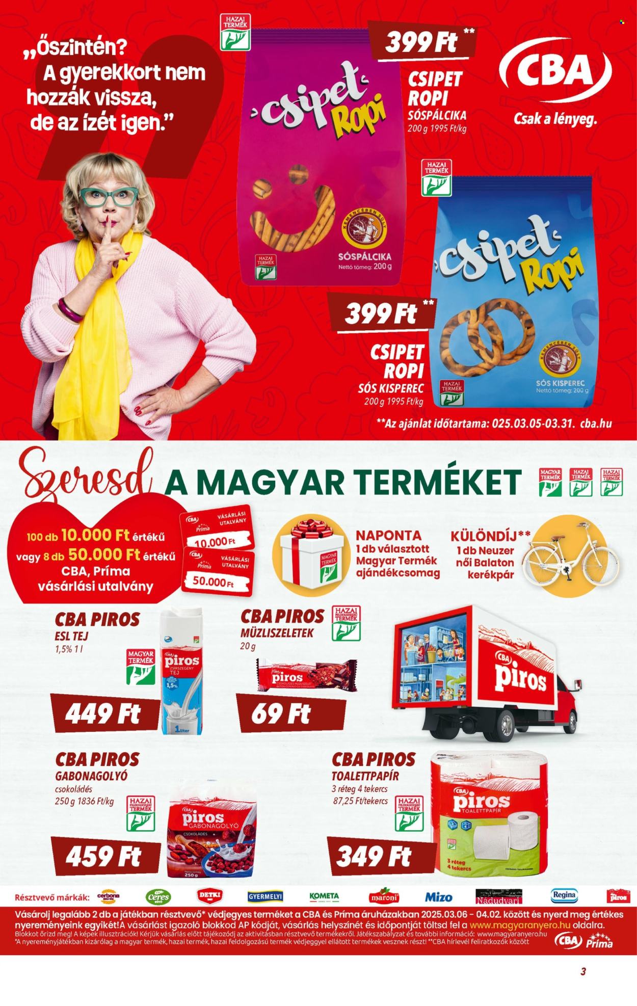 CBA akciós újságok - 2025.03.20 - 2025.03.26. Oldal 3