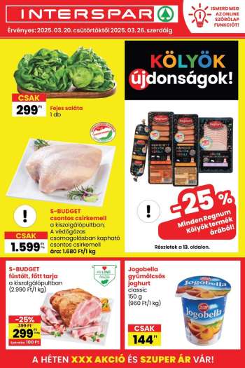 Újság INTERSPAR - 2025.03.20 - 2025.03.26.