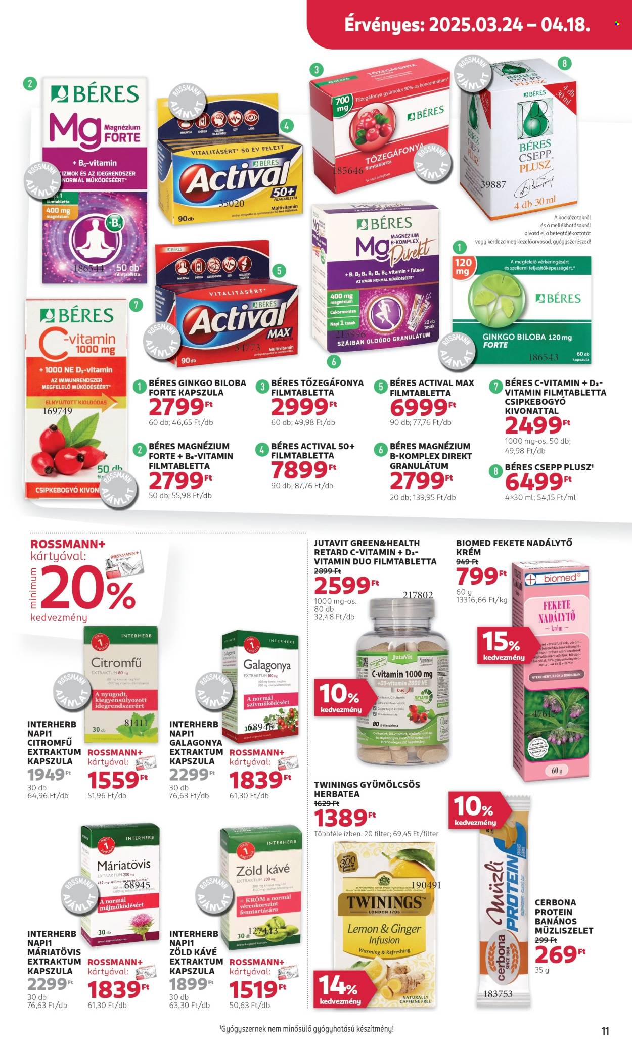 Rossmann akciós újságok - 2025.03.24 - 2025.04.18. Oldal 13