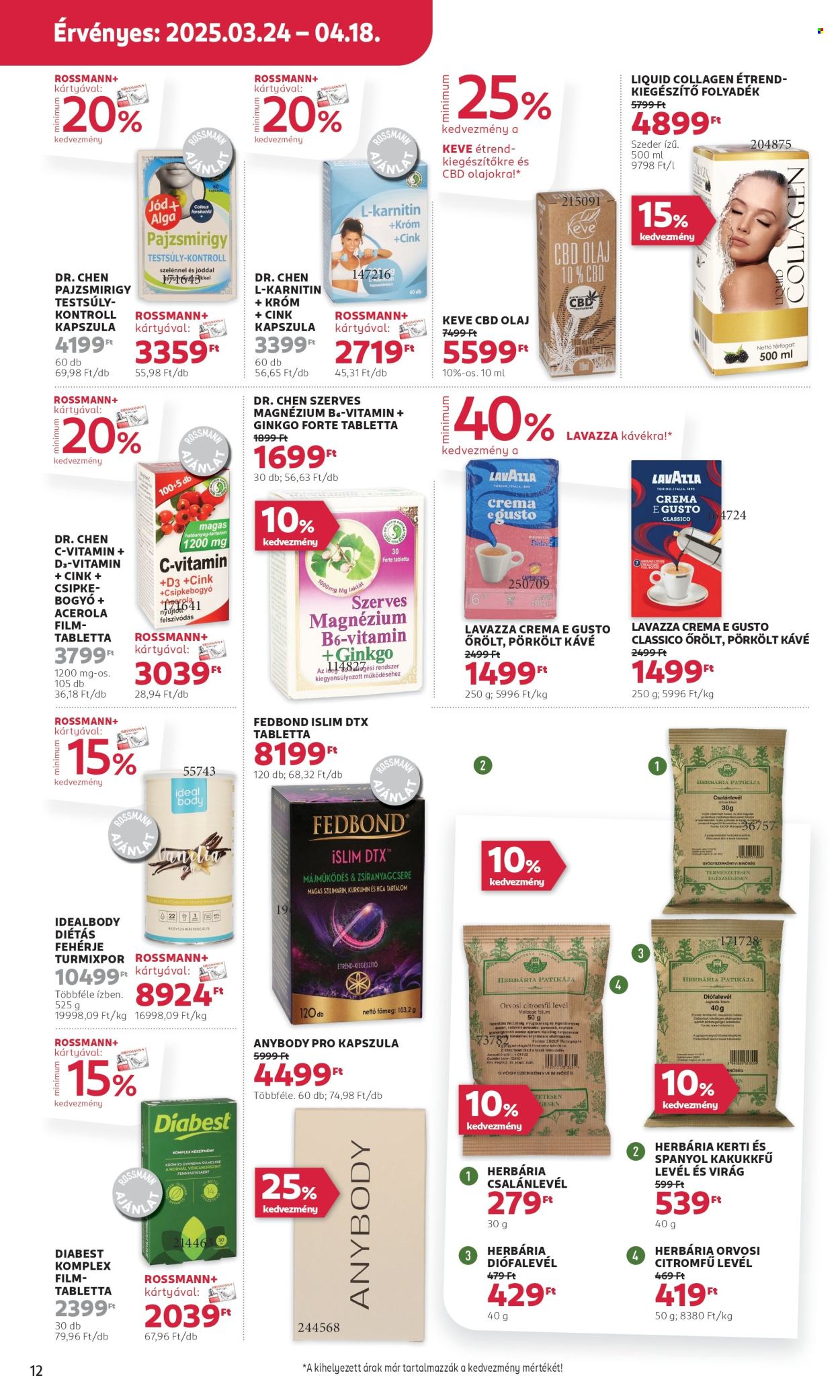 Rossmann akciós újságok - 2025.03.24 - 2025.04.18. Oldal 14
