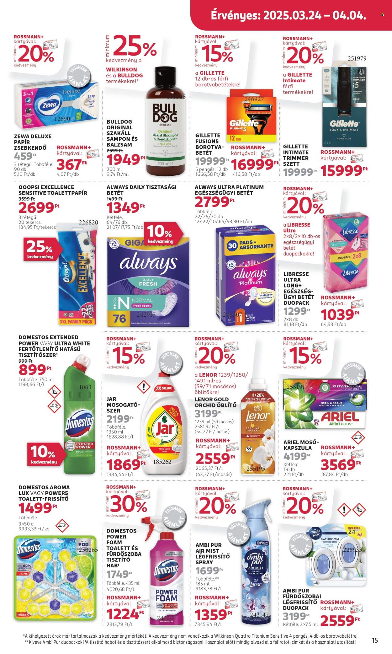 Rossmann akciós újságok - 2025.03.24 - 2025.04.18. Oldal 17