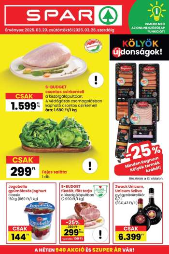 Újság SPAR - 2025.03.20 - 2025.03.26.