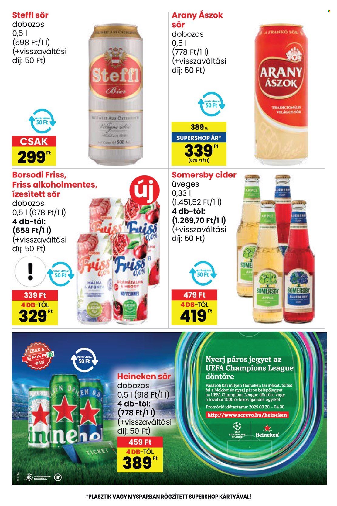 SPAR akciós újságok - 2025.03.20 - 2025.03.26. Oldal 38