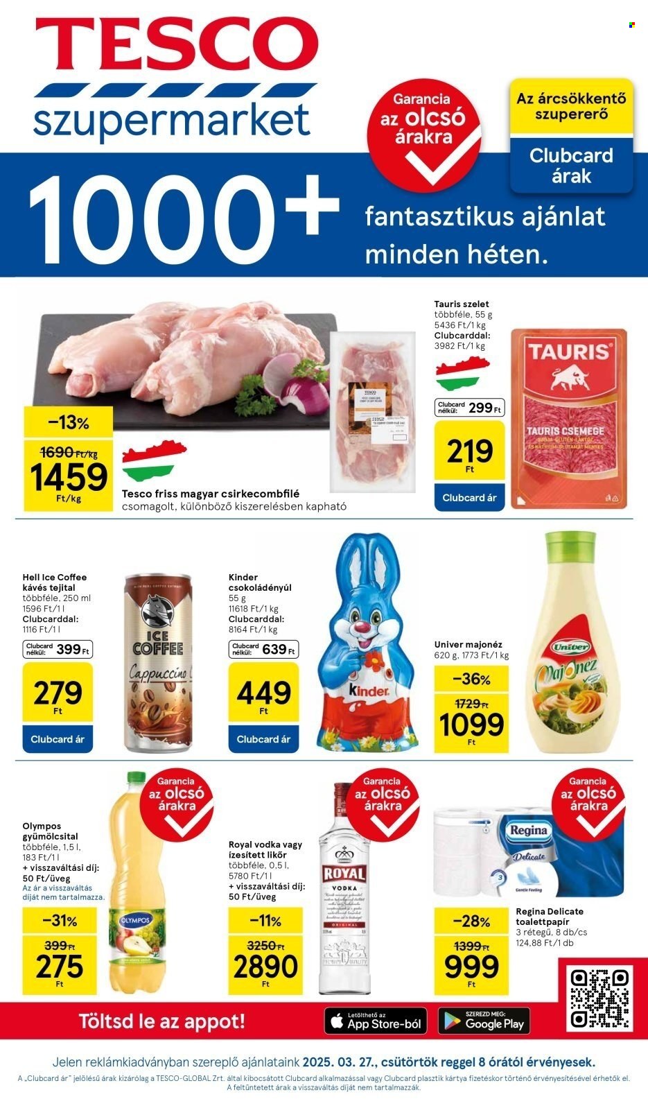 TESCO akciós újságok - 2025.03.27 - 2025.04.02. Oldal 1