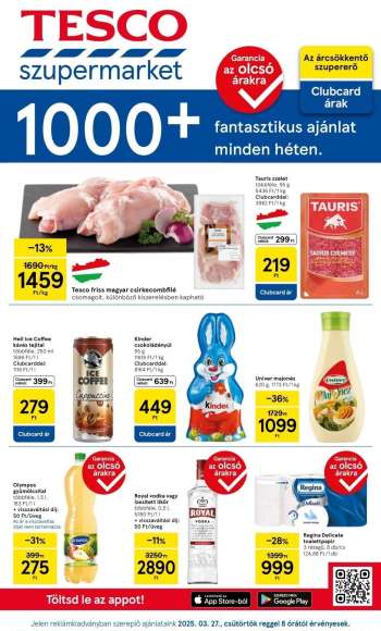 Újság TESCO - 2025.03.27 - 2025.04.02.