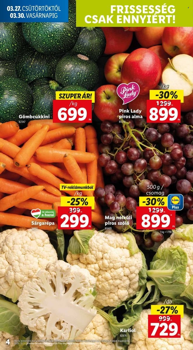 Lidl akciós újságok - 2025.03.27 - 2025.04.02. Oldal 4