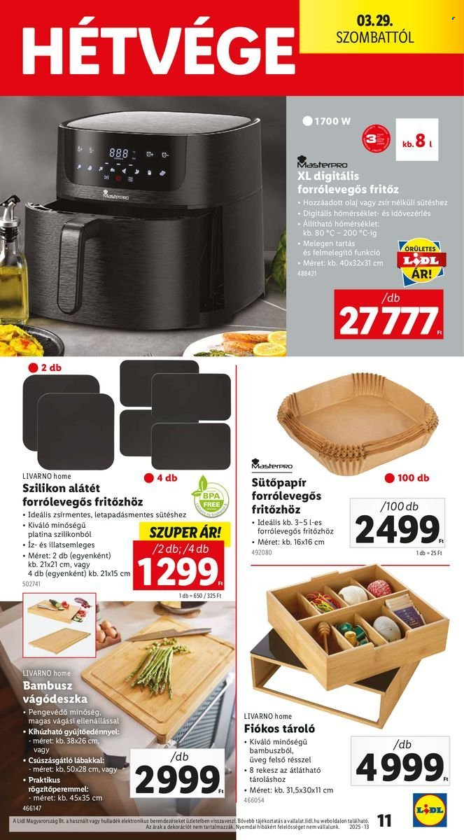 Lidl akciós újságok - 2025.03.27 - 2025.04.02. Oldal 11