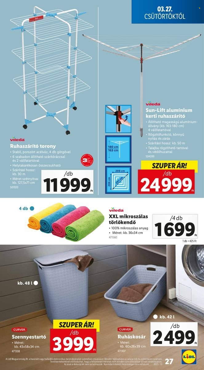 Lidl akciós újságok - 2025.03.27 - 2025.04.02. Oldal 27