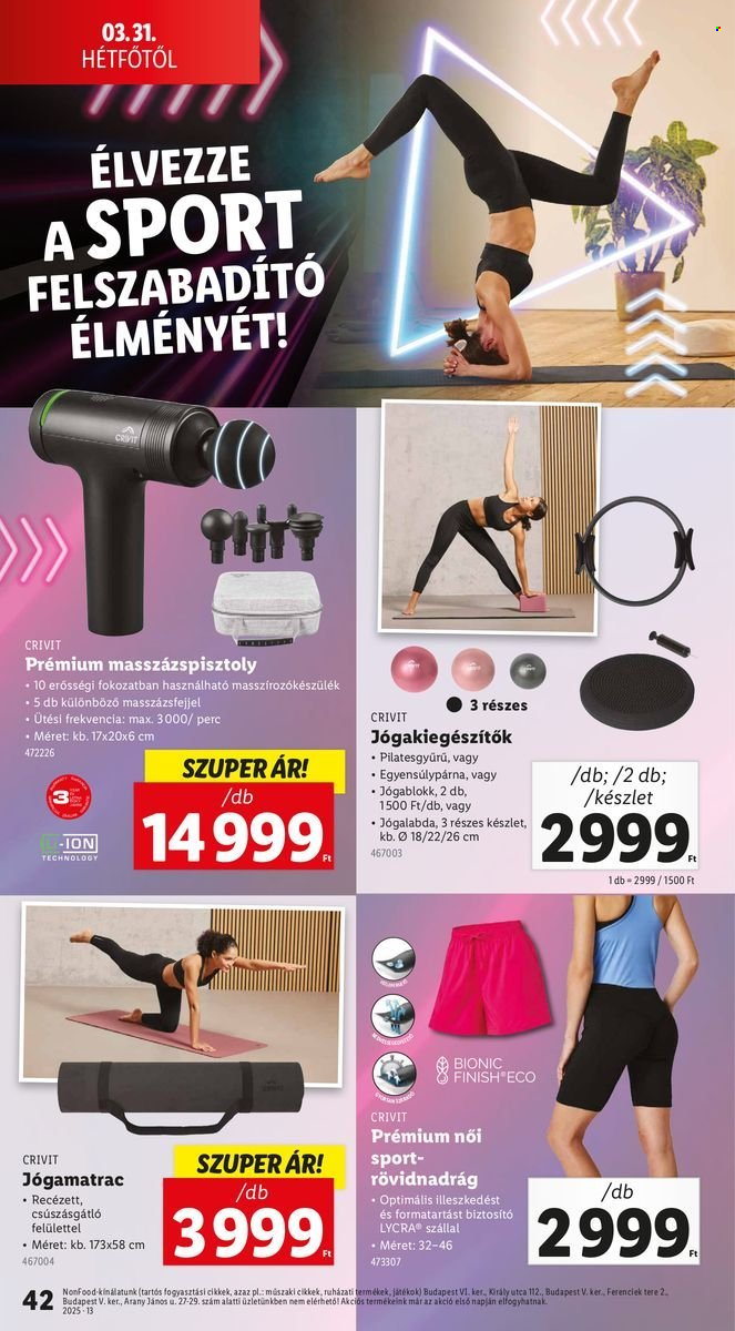 Lidl akciós újságok - 2025.03.27 - 2025.04.02. Oldal 42