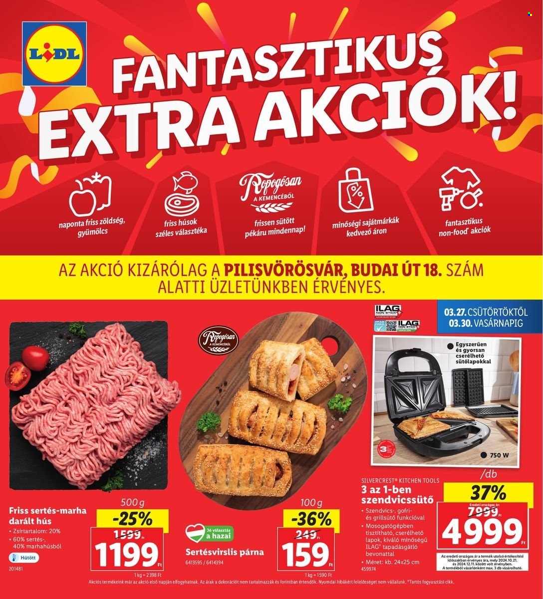 Lidl akciós újságok - 2025.03.27 - 2025.03.30. Oldal 1
