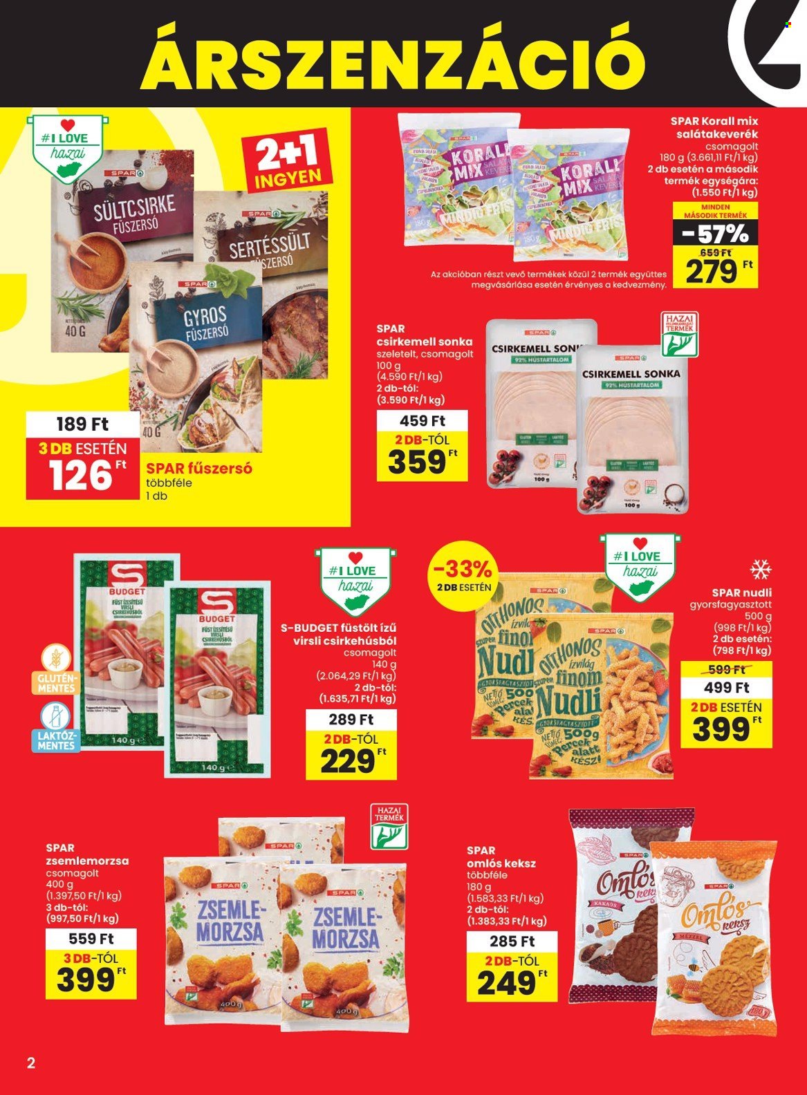 SPAR akciós újságok - 2025.03.27 - 2025.04.02. Oldal 2