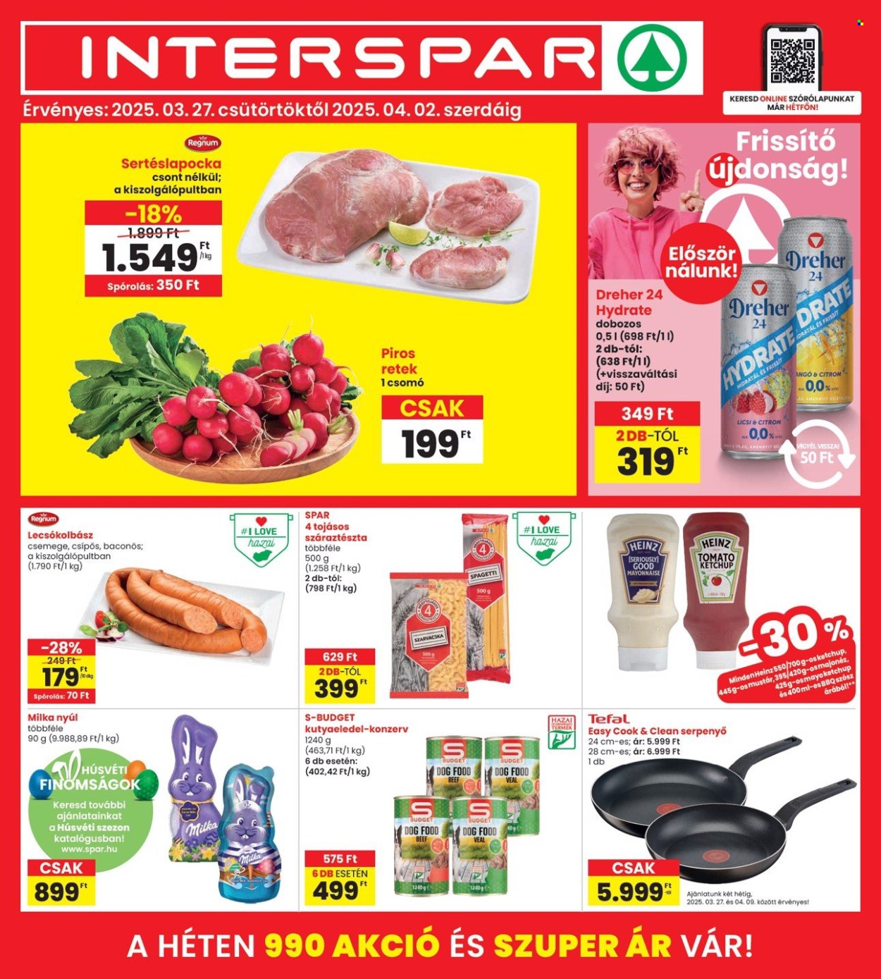 INTERSPAR akciós újságok - 2025.03.27 - 2025.04.02. Oldal 1