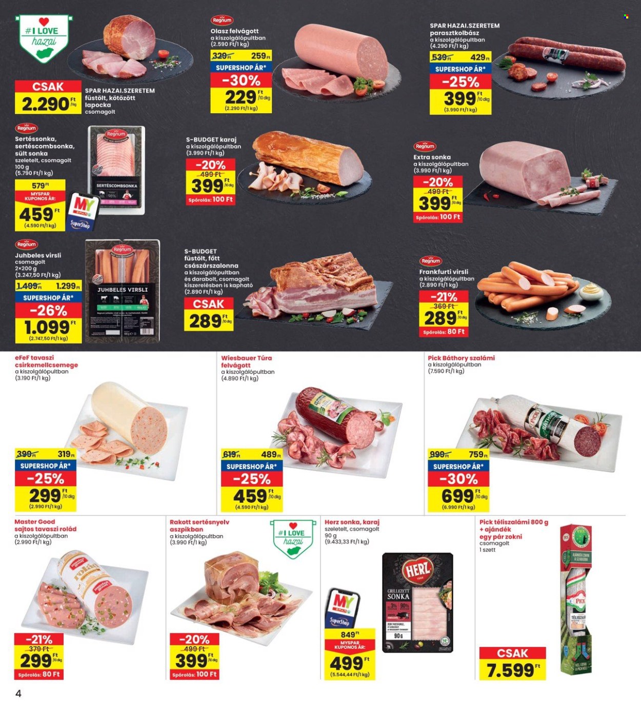 INTERSPAR akciós újságok - 2025.03.27 - 2025.04.02. Oldal 4