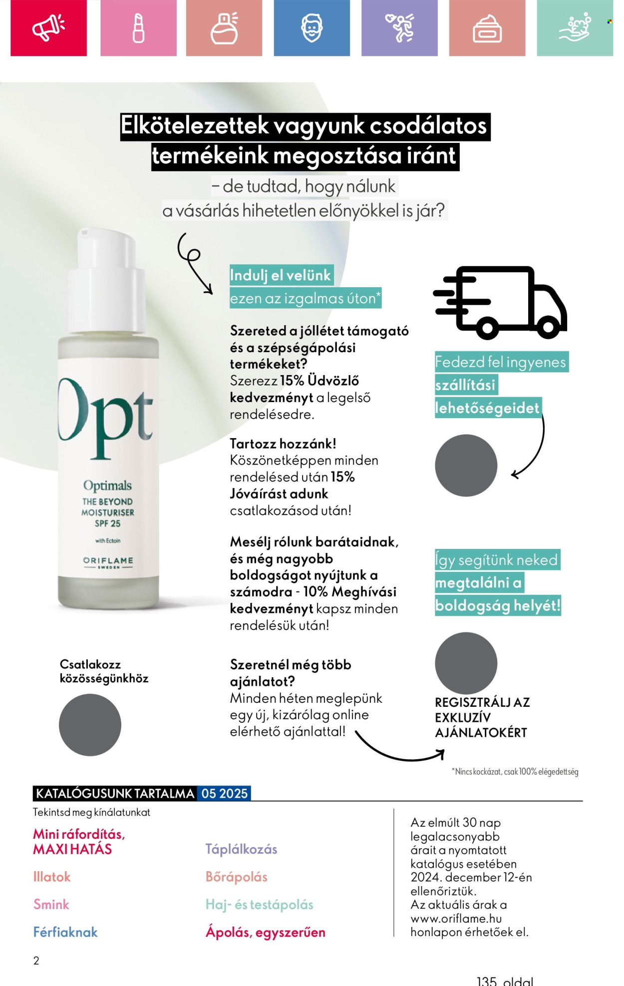 Oriflame akciós újságok - 2025.03.23 - 2025.04.12. Oldal 2