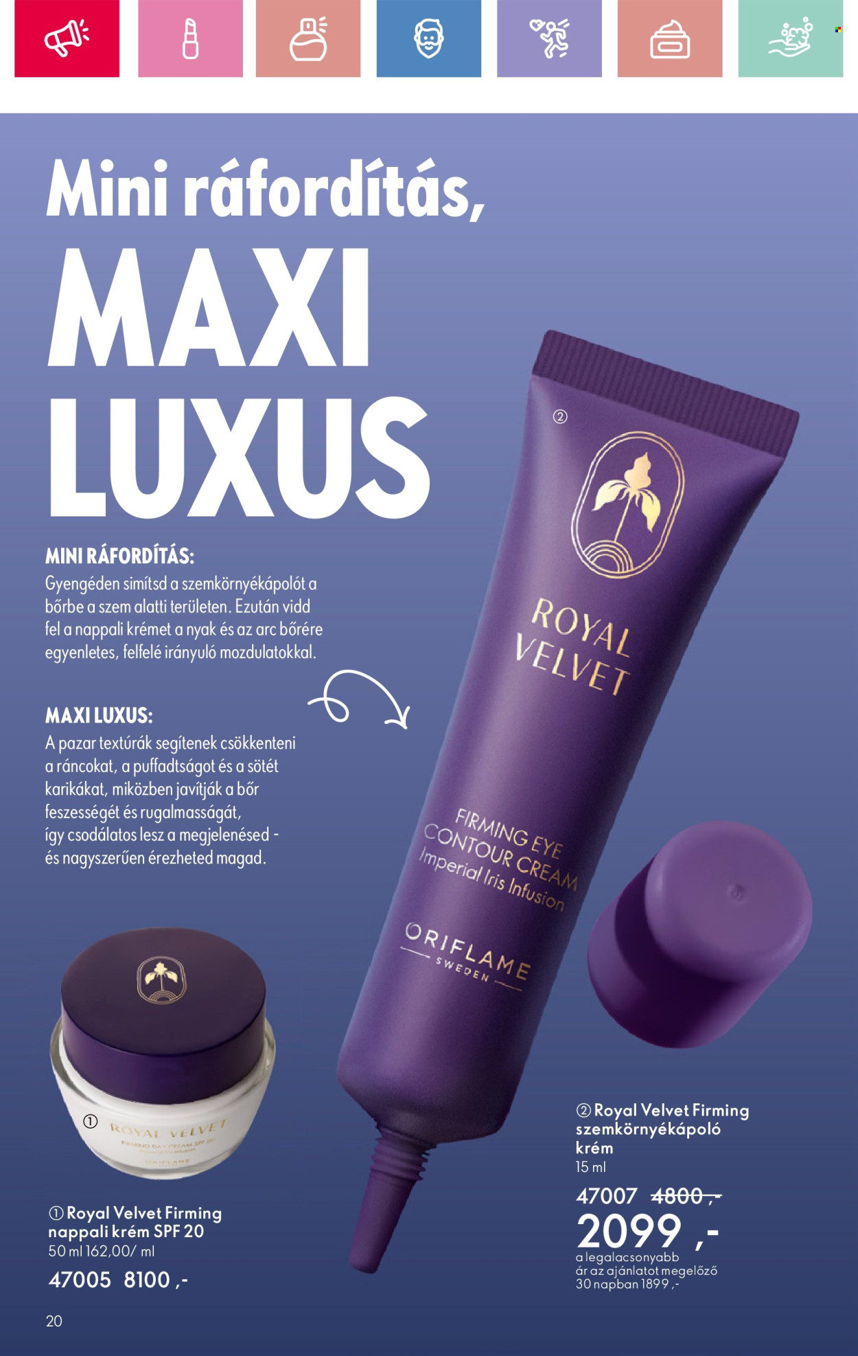 Oriflame akciós újságok - 2025.03.23 - 2025.04.12. Oldal 20