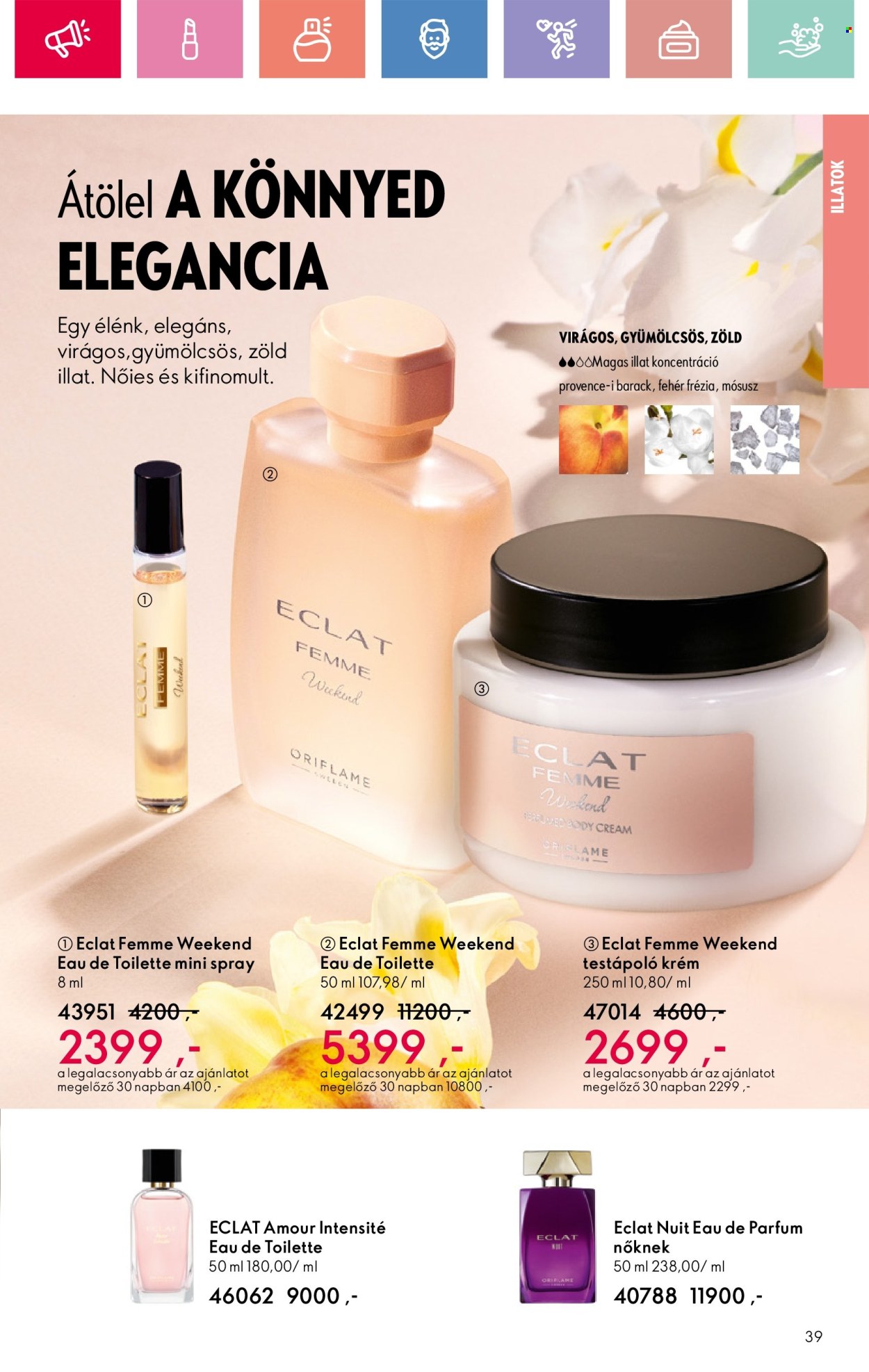 Oriflame akciós újságok - 2025.03.23 - 2025.04.12. Oldal 39