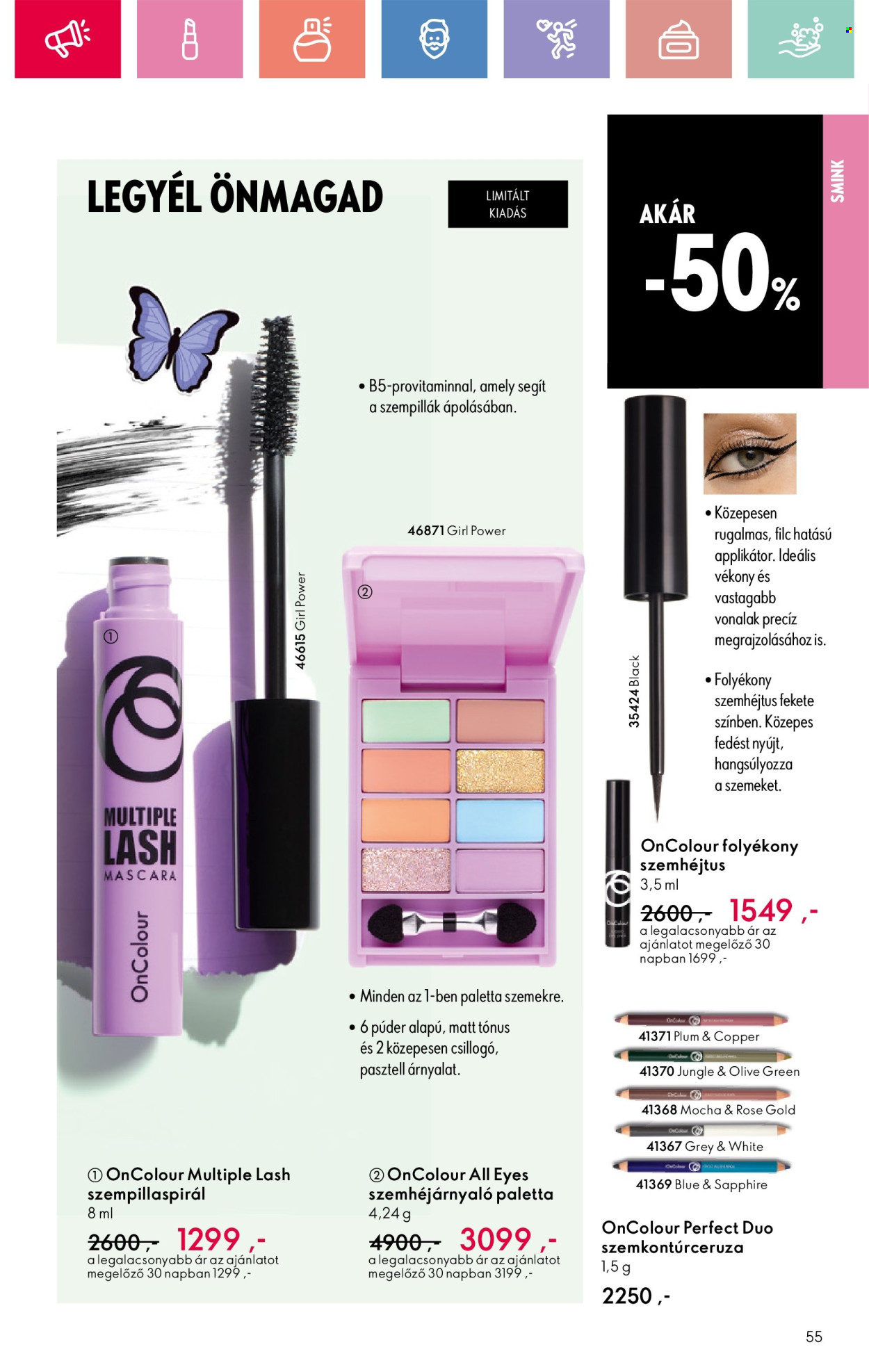 Oriflame akciós újságok - 2025.03.23 - 2025.04.12. Oldal 55