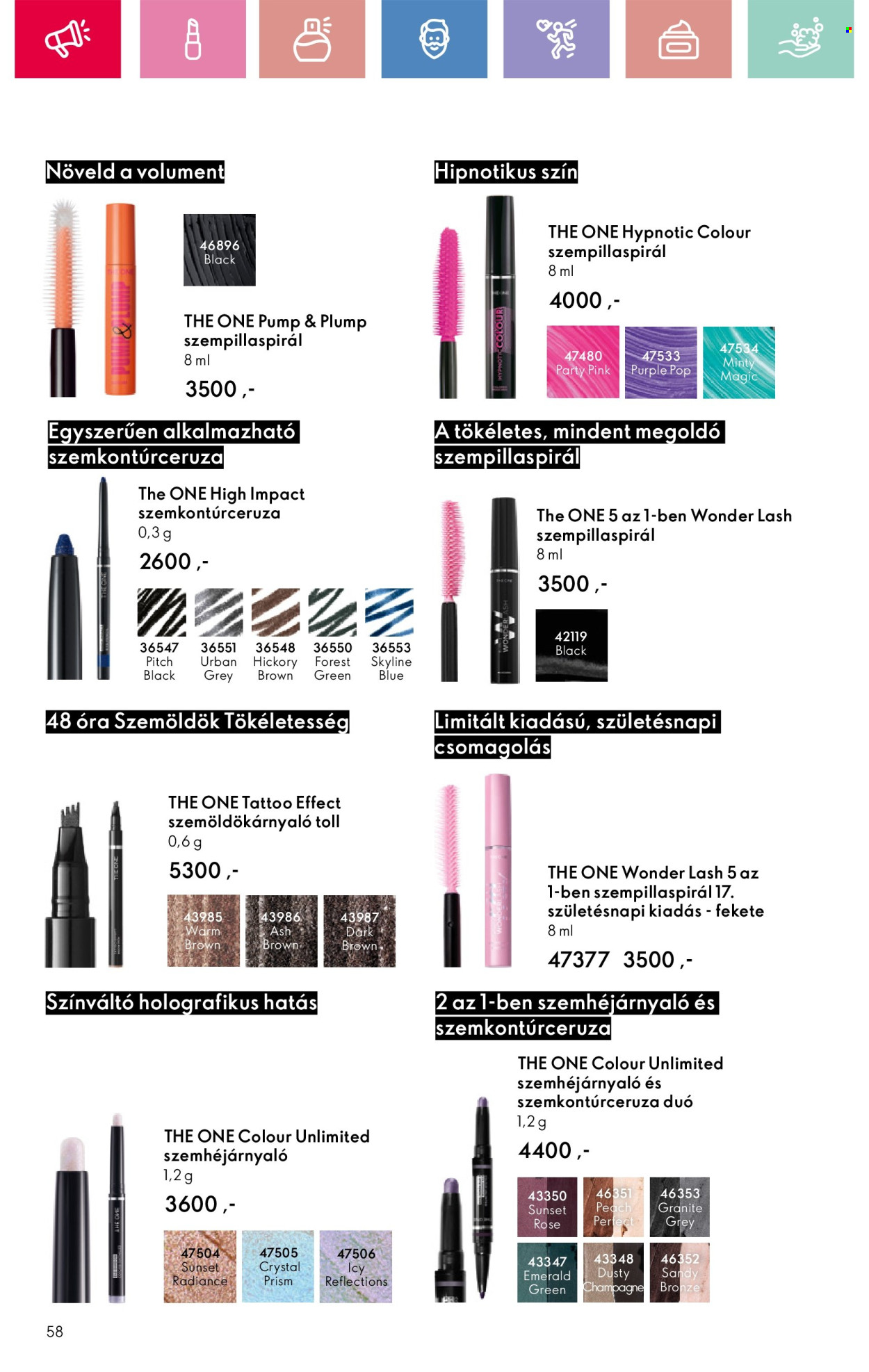 Oriflame akciós újságok - 2025.03.23 - 2025.04.12. Oldal 58