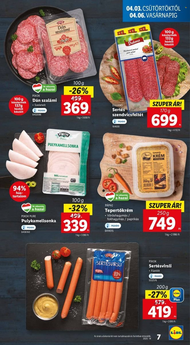 Lidl akciós újságok - 2025.04.03 - 2025.04.09. Oldal 7